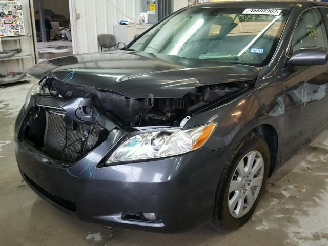 4T1BK46K09U593282 - 2009 TOYOTA CAMRY SE GRAY photo 9