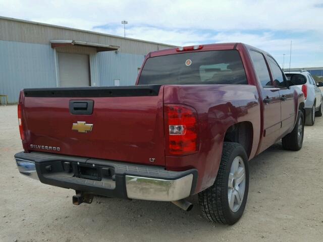 2GCEC13J771684311 - 2007 CHEVROLET SILVERADO MAROON photo 4