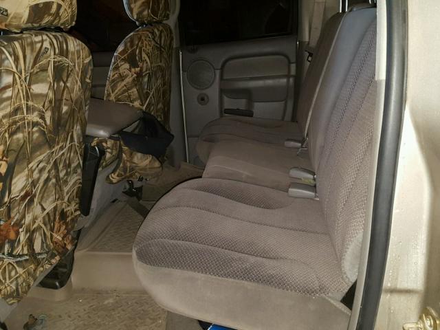 3D7KS28C35G860660 - 2005 DODGE RAM 2500 S BROWN photo 6