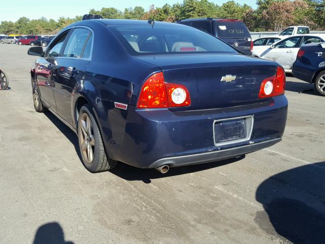 1G1ZH57B68F173379 - 2008 CHEVROLET MALIBU 1LT BLUE photo 3