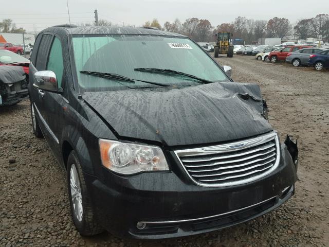 2C4RC1CG8ER138542 - 2014 CHRYSLER TOWN & COU BLACK photo 1