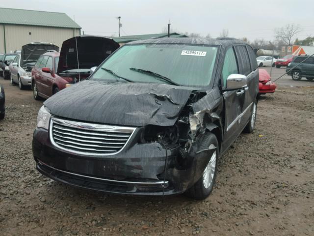 2C4RC1CG8ER138542 - 2014 CHRYSLER TOWN & COU BLACK photo 2