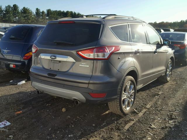 1FMCU0HX1DUB17339 - 2013 FORD ESCAPE SEL GRAY photo 4