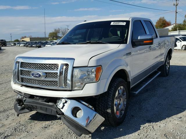 1FTFW1EV1AFC31541 - 2010 FORD F150 SUPER WHITE photo 2