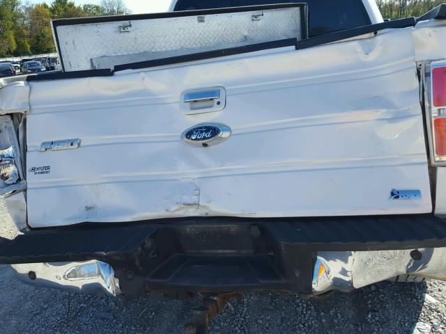 1FTFW1EV1AFC31541 - 2010 FORD F150 SUPER WHITE photo 9