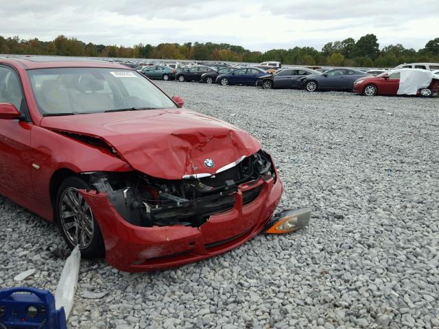 WBAVA33547PG51855 - 2007 BMW 328 I RED photo 9