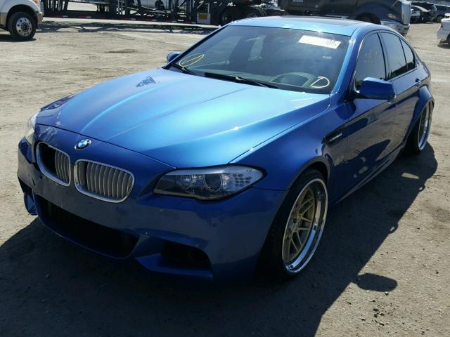 WBSFV9C52DC773640 - 2013 BMW M5 BLUE photo 2