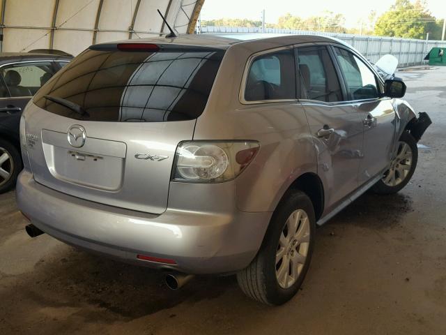 JM3ER293090238410 - 2009 MAZDA CX-7 SILVER photo 4