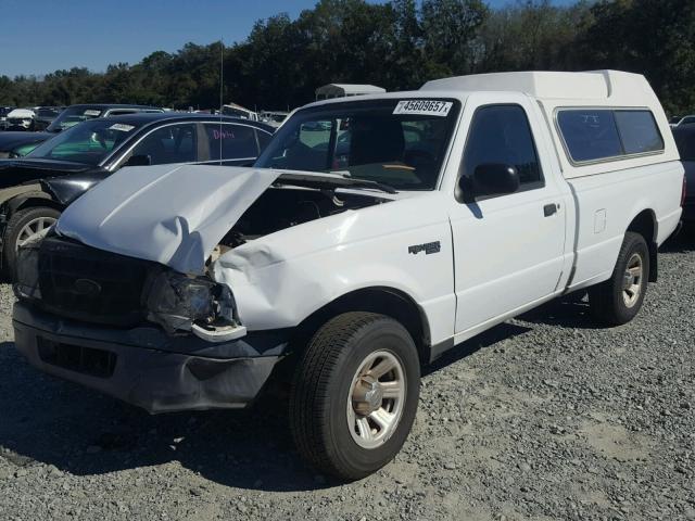 1FTYR10U94PA40804 - 2004 FORD RANGER WHITE photo 2