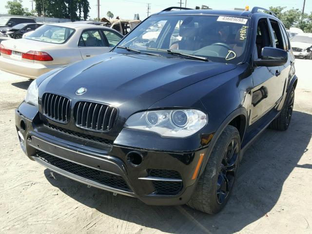 5UXZV8C57D0C16952 - 2013 BMW X5 XDRIVE5 BLACK photo 2