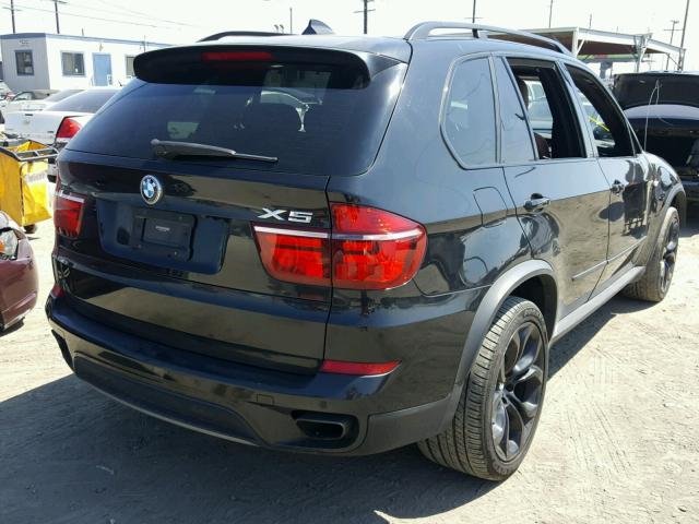 5UXZV8C57D0C16952 - 2013 BMW X5 XDRIVE5 BLACK photo 4