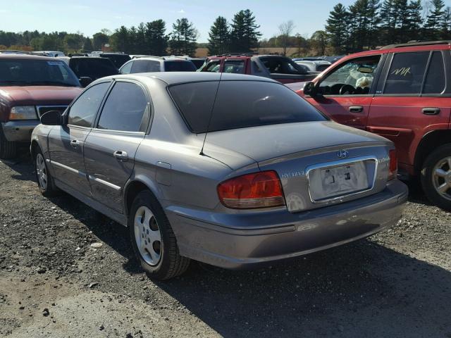 KMHWF25H75A134441 - 2005 HYUNDAI SONATA GL SILVER photo 3