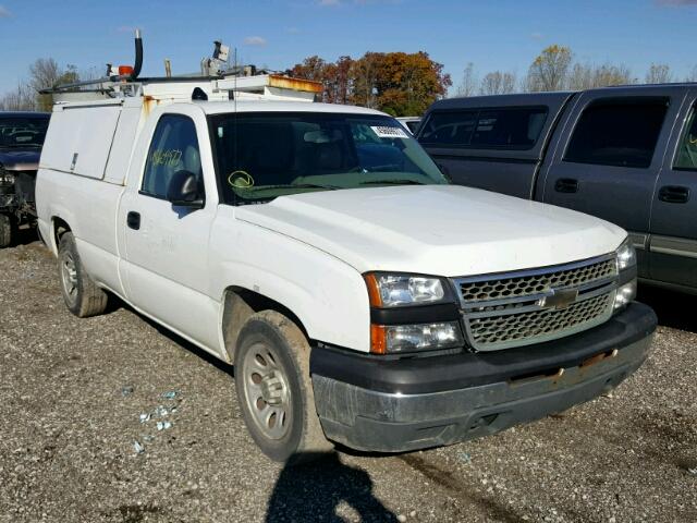 3GCEC14X46G253899 - 2006 CHEVROLET SILVERADO WHITE photo 1