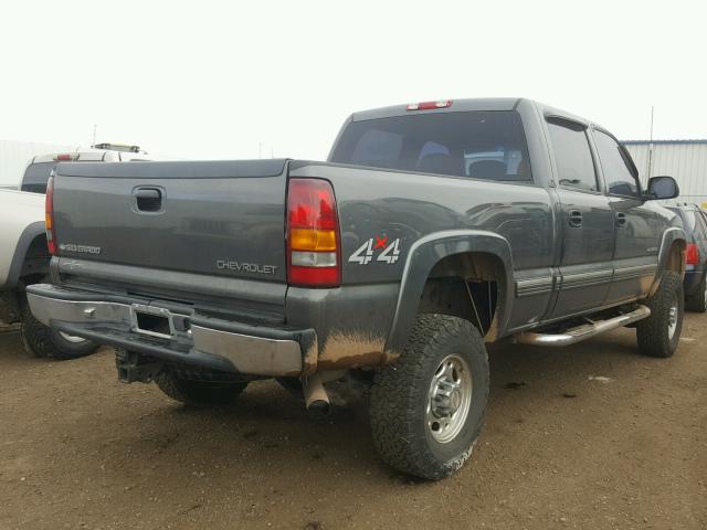 1GCHK23U61F213492 - 2001 CHEVROLET SILVERADO GRAY photo 4