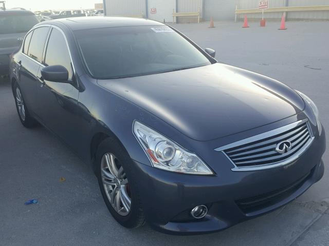 JN1CV6AP6DM711815 - 2013 INFINITI G37 BASE BLUE photo 1