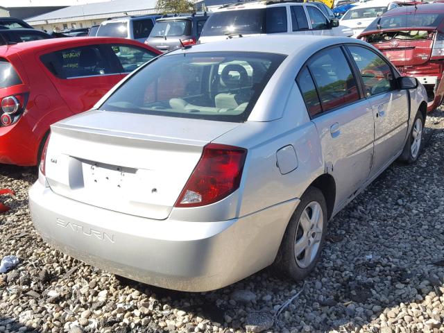 1G8AJ55F76Z168132 - 2006 SATURN ION LEVEL SILVER photo 4