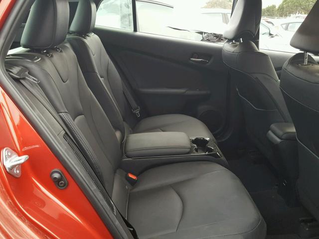 JTDKARFP7H3002157 - 2017 TOYOTA PRIUS PRIM ბურგუნდია ფოტო 6