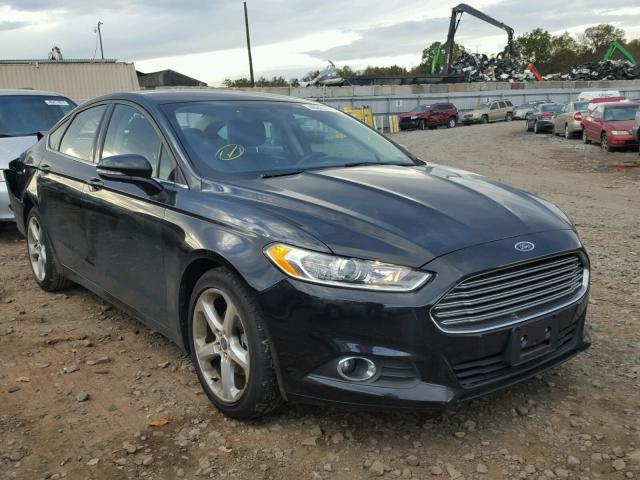 3FA6P0H70GR294510 - 2016 FORD FUSION SE BLACK photo 1