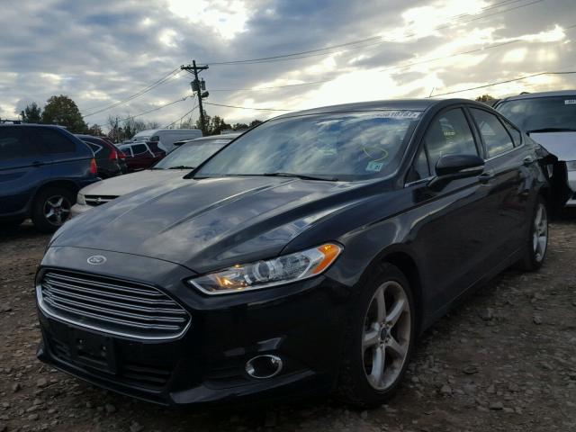 3FA6P0H70GR294510 - 2016 FORD FUSION SE BLACK photo 2