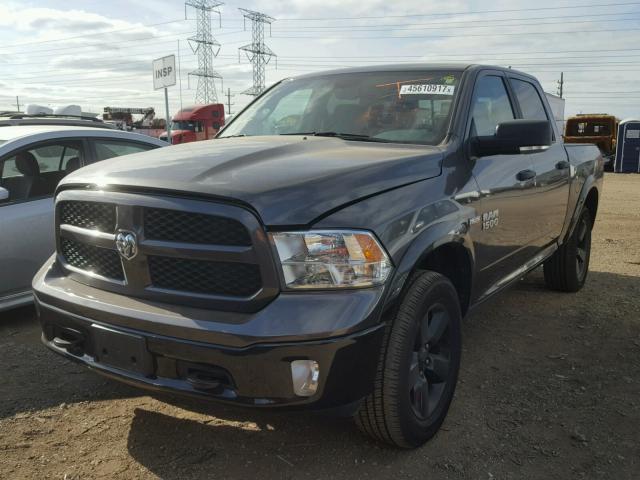 1C6RR7LT8GS354401 - 2016 RAM 1500 SLT GRAY photo 2