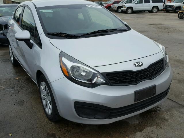 KNADM4A37D6297337 - 2013 KIA RIO LX SILVER photo 1