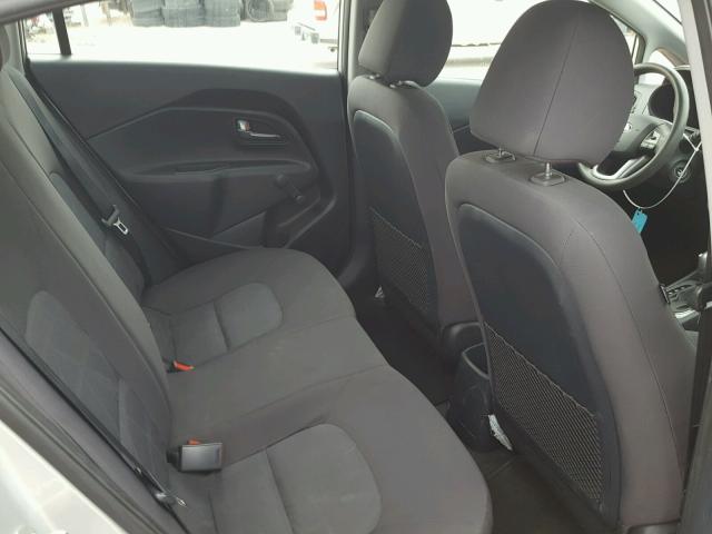 KNADM4A37D6297337 - 2013 KIA RIO LX Արծաթագույն լուսանկար 6