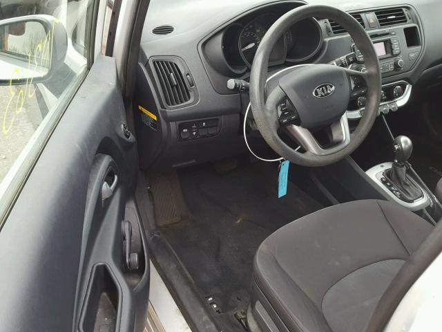 KNADM4A37D6297337 - 2013 KIA RIO LX Արծաթագույն լուսանկար 9