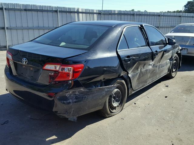 4T1BF1FK9CU188614 - 2012 TOYOTA CAMRY BASE BLACK photo 4