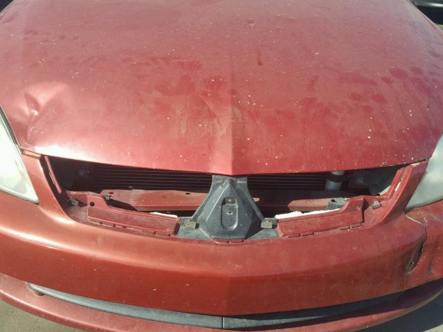 JA3AJ26E86U033201 - 2006 MITSUBISHI LANCER ES RED photo 9