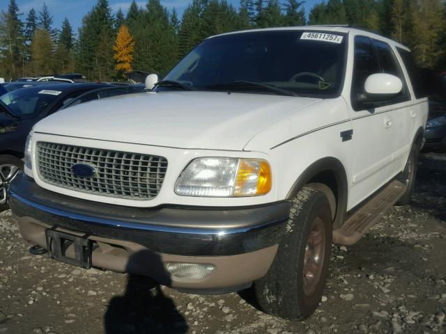 1FMFU18L91LA14056 - 2001 FORD EXPEDITION WHITE photo 2