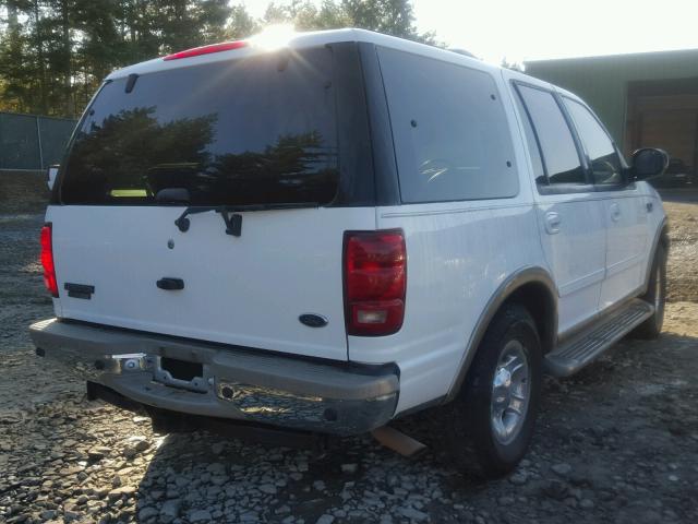 1FMFU18L91LA14056 - 2001 FORD EXPEDITION WHITE photo 4