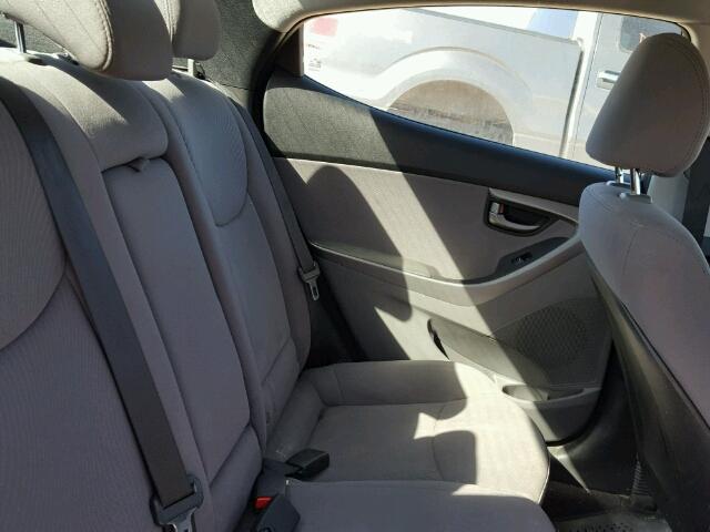 5NPDH4AE7FH638348 - 2015 HYUNDAI ELANTRA SE GRAY photo 6