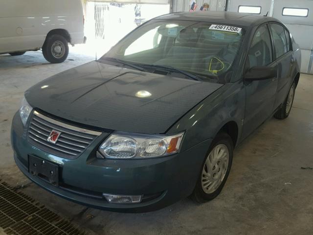1G8AK55F77Z135856 - 2007 SATURN ION LEVEL GREEN photo 2
