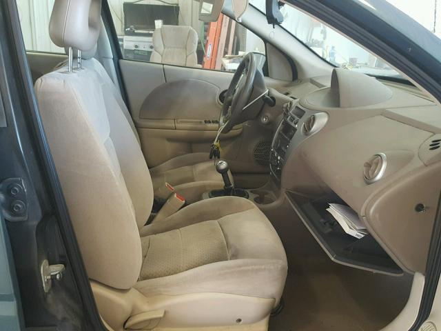 1G8AK55F77Z135856 - 2007 SATURN ION LEVEL GREEN photo 5