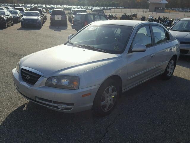 KMHDN46D16U235735 - 2006 HYUNDAI ELANTRA GL GRAY photo 2