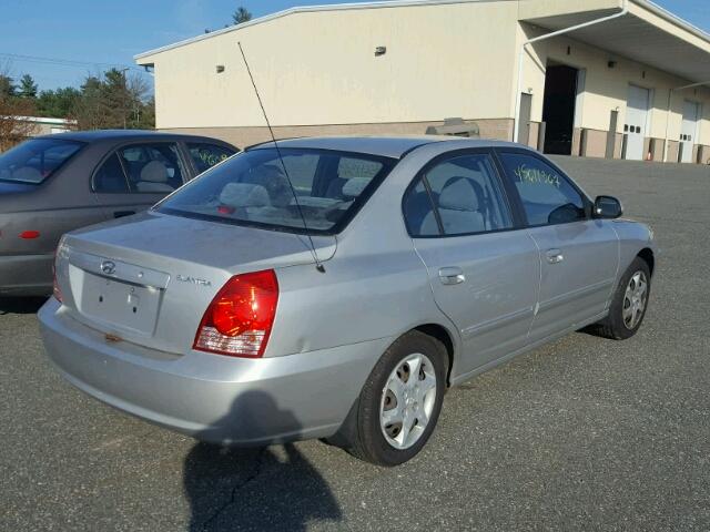 KMHDN46D16U235735 - 2006 HYUNDAI ELANTRA GL GRAY photo 4