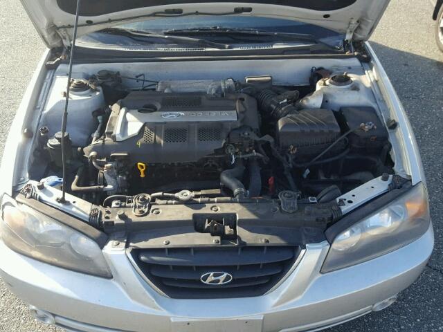 KMHDN46D16U235735 - 2006 HYUNDAI ELANTRA GL GRAY photo 7