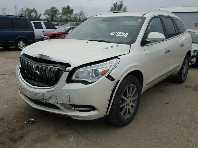 5GAKRCKDXDJ225656 - 2013 BUICK ENCLAVE WHITE photo 2