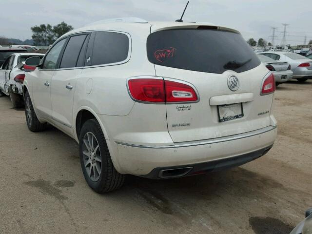 5GAKRCKDXDJ225656 - 2013 BUICK ENCLAVE WHITE photo 3