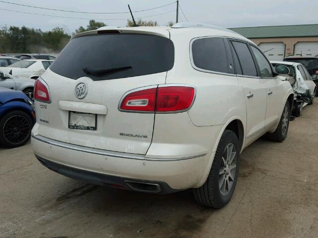 5GAKRCKDXDJ225656 - 2013 BUICK ENCLAVE WHITE photo 4