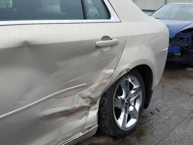 1G1ZH57BX94214061 - 2009 CHEVROLET MALIBU 1LT ოქროსფერი ფოტო 9