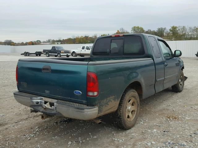 1FTZX1728YNC14345 - 2000 FORD F150 GREEN photo 4