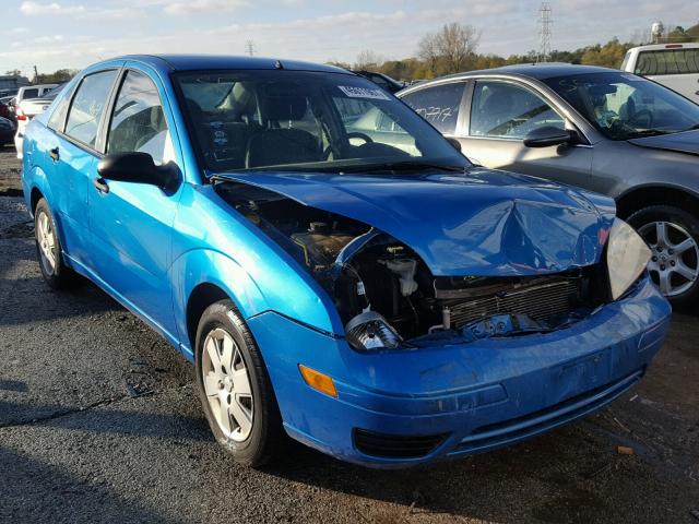 1FAFP34N17W218149 - 2007 FORD FOCUS ZX4 BLUE photo 1