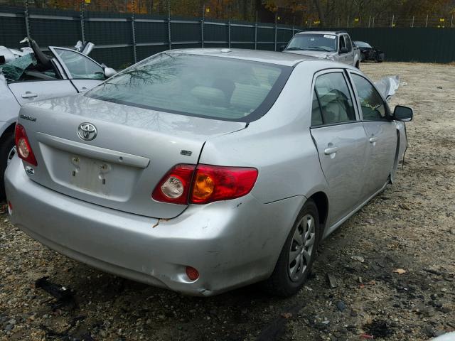 JTDBU4EE0AJ058839 - 2010 TOYOTA COROLLA BA SILVER photo 4