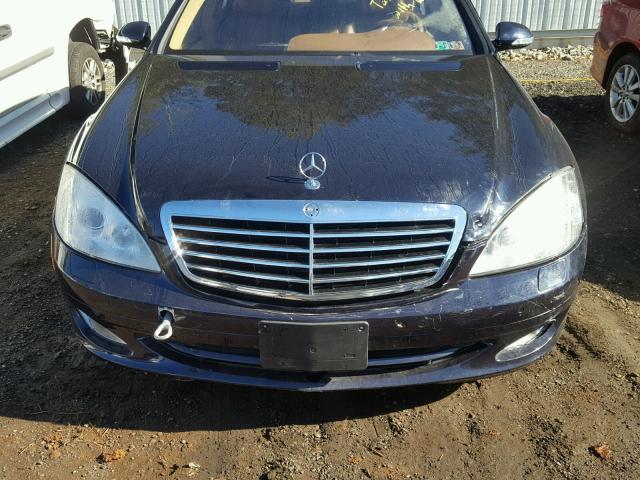 WDDNG71X37A144450 - 2007 MERCEDES-BENZ S 550 BLUE photo 6