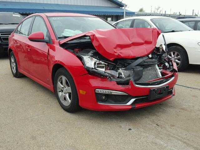 1G1PC5SB7F7261765 - 2015 CHEVROLET CRUZE LT RED photo 1