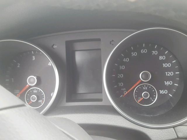 WVWNM7AJ4CW301043 - 2012 VOLKSWAGEN GOLF BLACK photo 8