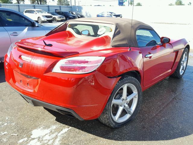 1G8MB35B07Y127571 - 2007 SATURN SKY RED photo 4