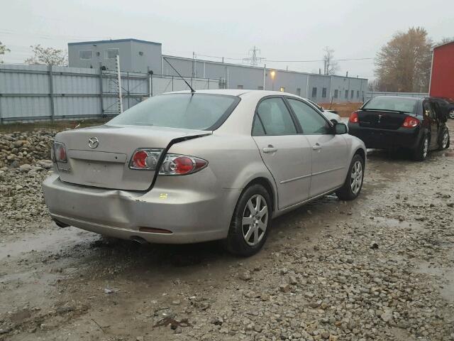 1YVHP80CX85M14838 - 2008 MAZDA 6 I GOLD photo 4