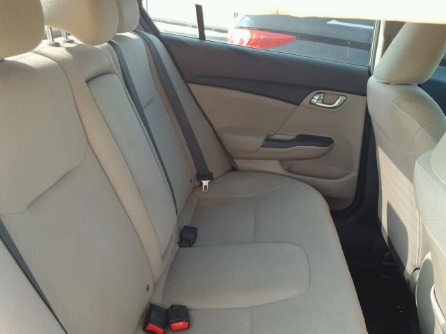 2HGFB2F8XDH527348 - 2013 HONDA CIVIC EX CHARCOAL photo 6